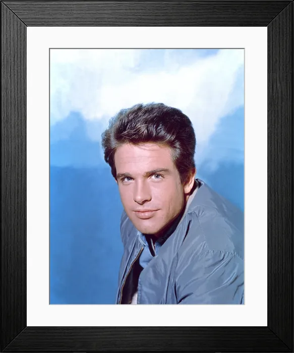 Framed Print : Warren Beatty c. 1960s Framed Print : Warren Beatty c. 1960s