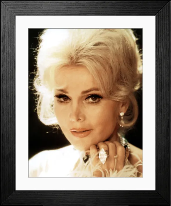 Framed Print : Zsa Zsa Gabor, ca. 1970s