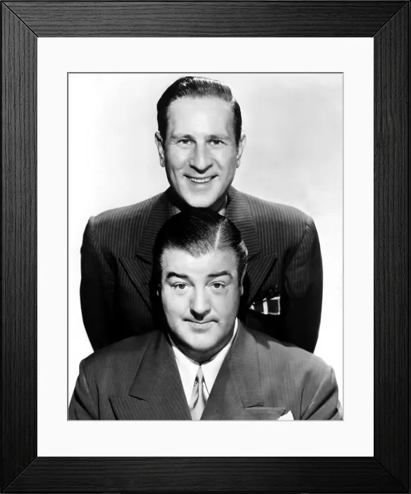 Framed Print : BUD ABBOTT, LOU COSTELLO [ABBOTT AND COSTELLO[, 1940s