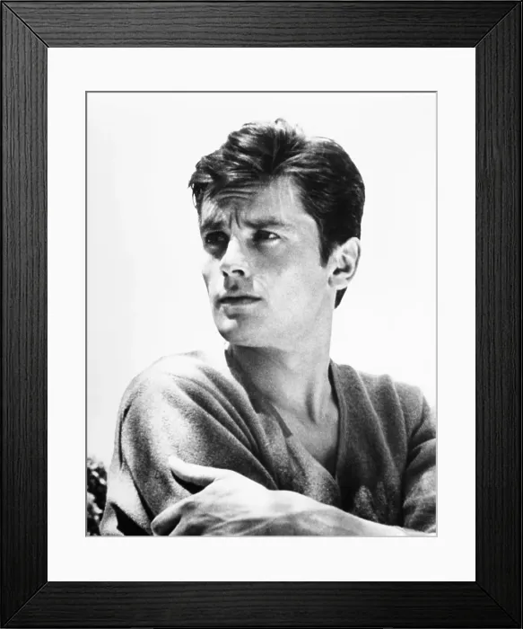Framed Print : Alain Delon, circa mid-1960s Framed Print : Alain Delon, circa mid-1960s