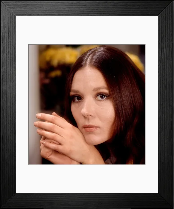 Framed Print : Diana Rigg, 1960s