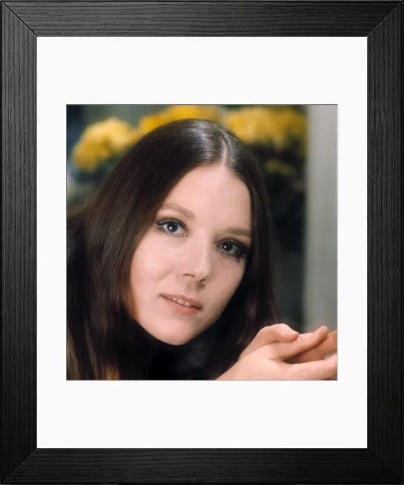 Framed Print : Diana Rigg, 1960s Framed Print : Diana Rigg, 1960s
