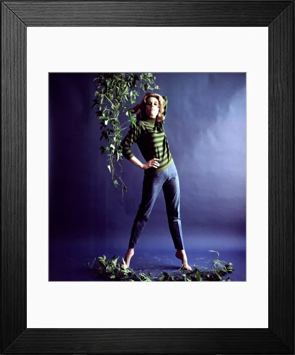 Framed Print : Jane Fonda in the 1960s