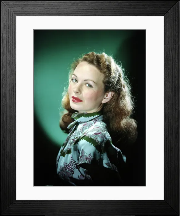 Framed Print : Jeanne Crain