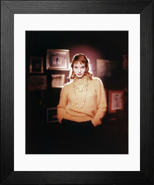 Framed Print : Elsa Martinelli, in jewelry by Luciana of Rome, ca. mid-1960s Framed Print : Elsa Martinelli, in jewelry by Luciana of Rome, ca. mid-1960s