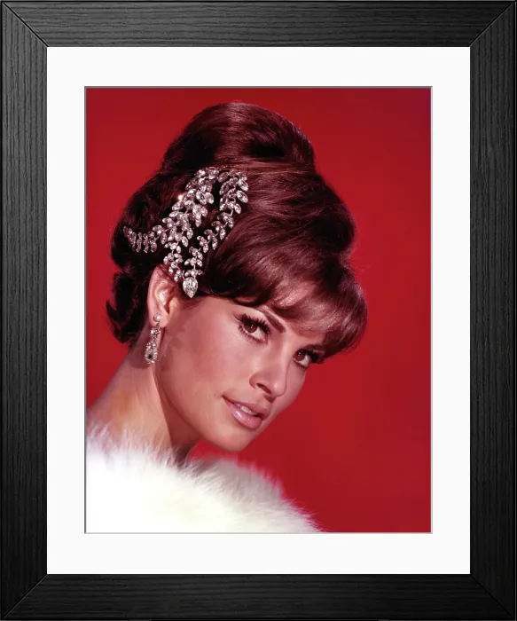 Framed Print : Raquel Welch, 1960s