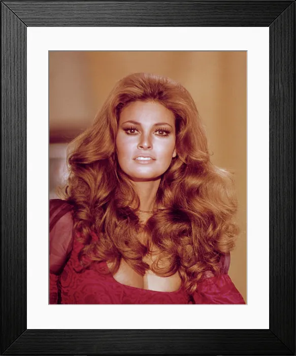 Framed Print : Raquel Welch, 1970s