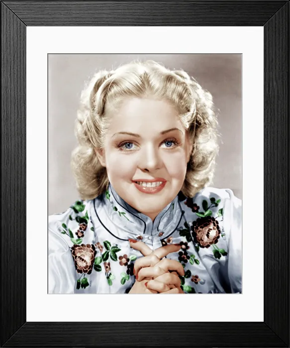 Framed Print : Alice Faye, ca. late 1930s Framed Print : Alice Faye, ca. late 1930s