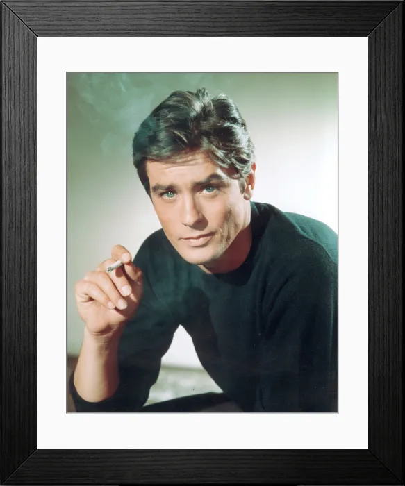 Framed Print : Alain Delon, ca. 1960s