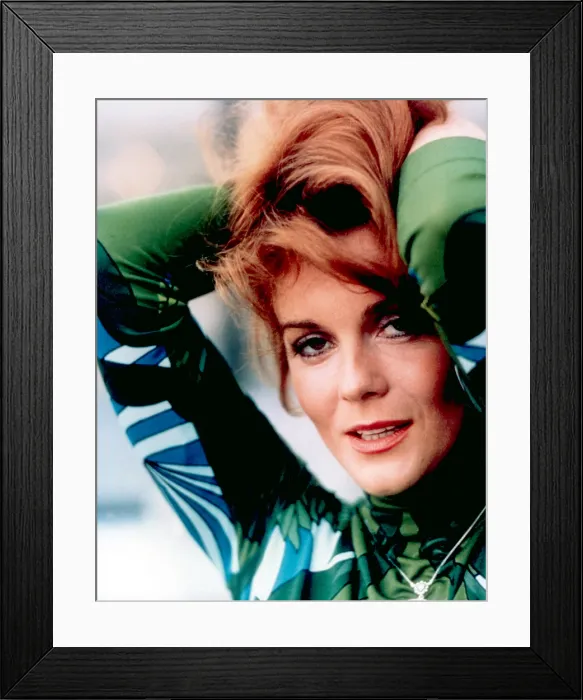 Framed Print : ANN-MARGRET, in a Pucci-style print top, c. late 1960s