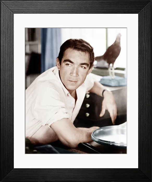 Framed Print : Anthony Quinn, ca. 1957 Framed Print : Anthony Quinn, ca. 1957