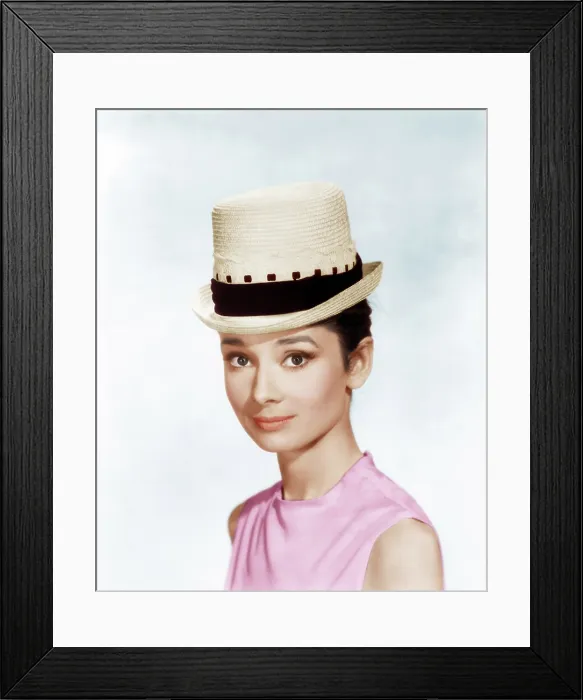 Framed Print : Audrey Hepburn, ca. 1963
