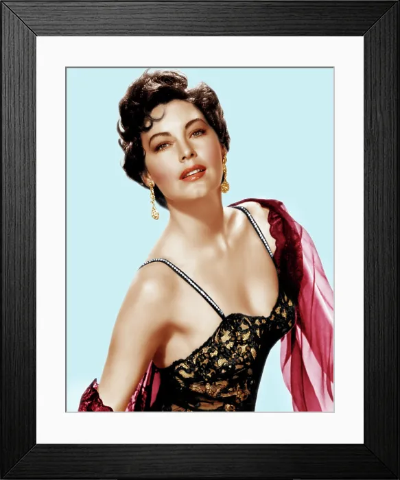 Framed Print : Ava Gardner, ca. 1950s Framed Print : Ava Gardner, ca. 1950s