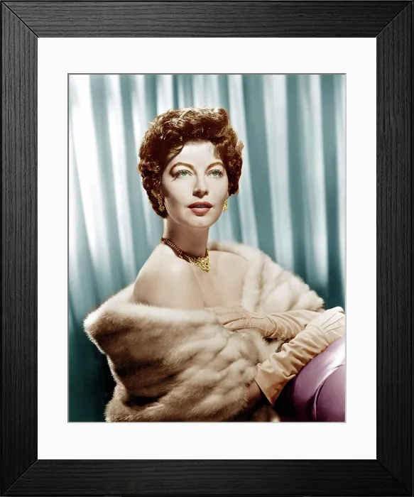 Framed Print : Ava Gardner, early 1950s