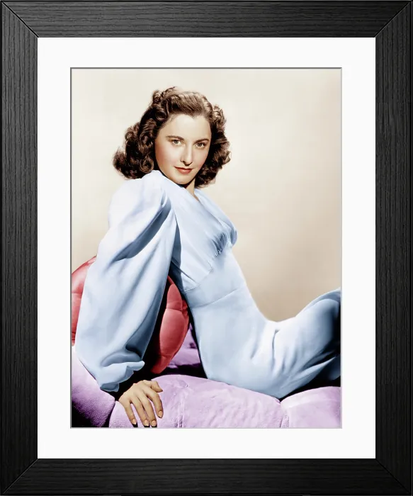 Framed Print : Barbara Stanwyck, Warner Bros. portrait, 1942