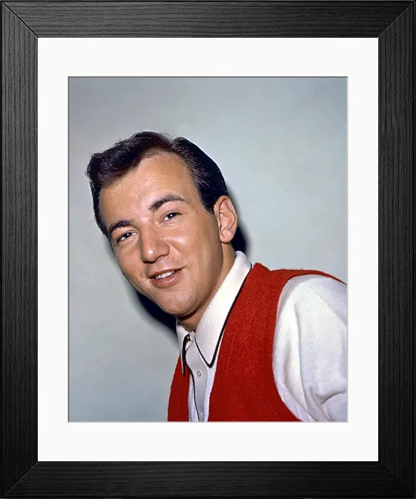 Framed Print : Bobby Darin, c. 1960s Framed Print : Bobby Darin, c. 1960s