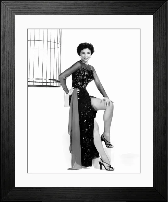 Framed Print : Cyd Charisse, ca. mid-1950s