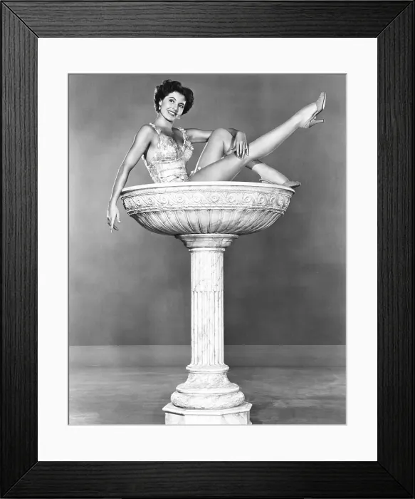 Framed Print : Cyd Charisse, ca. mid-1950s
