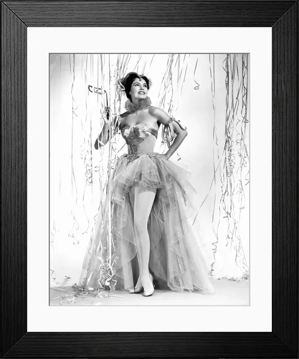 Framed Print : Cyd Charisse, ca. mid-1950s Framed Print : Cyd Charisse, ca. mid-1950s