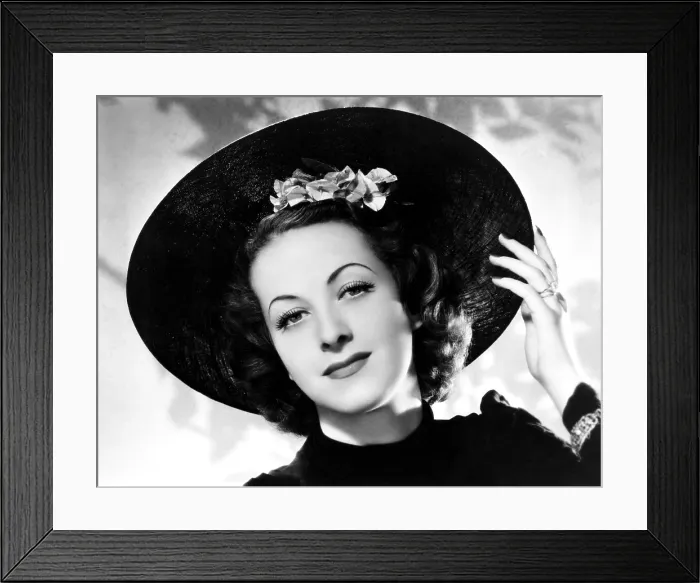 Framed Print : Danielle Darrieux, ca. late 1930s Framed Print : Danielle Darrieux, ca. late 1930s