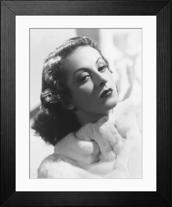 Framed Print : Danielle Darrieux, Universal portrait by Ray Jones, circa 1938 Framed Print : Danielle Darrieux, Universal portrait by Ray Jones, circa 1938