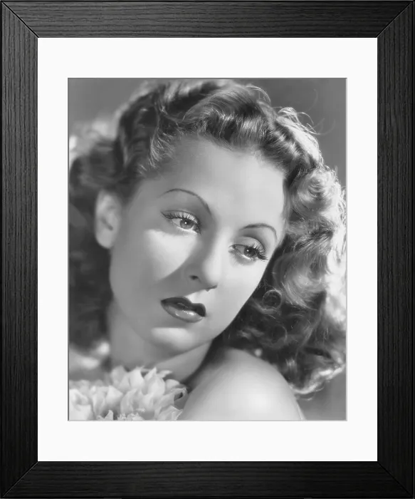 Framed Print : Danielle Darrieux, Universal portrait, circa 1938 Framed Print : Danielle Darrieux, Universal portrait, circa 1938