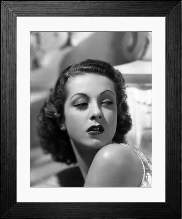 Framed Print : Danielle Darrieux, ca. late 1930s Framed Print : Danielle Darrieux, ca. late 1930s