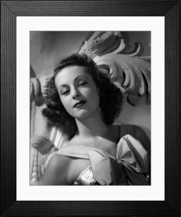 Framed Print : Danielle Darrieux, Universal Pictures portrait, ca. 1938