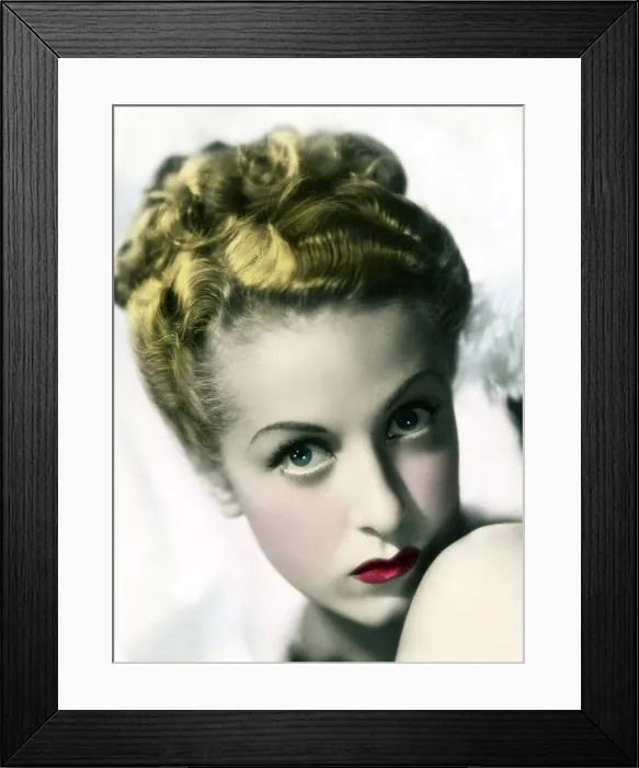 Framed Print : Danielle Darrieux, Universal portrait, circa 1938 Framed Print : Danielle Darrieux, Universal portrait, circa 1938