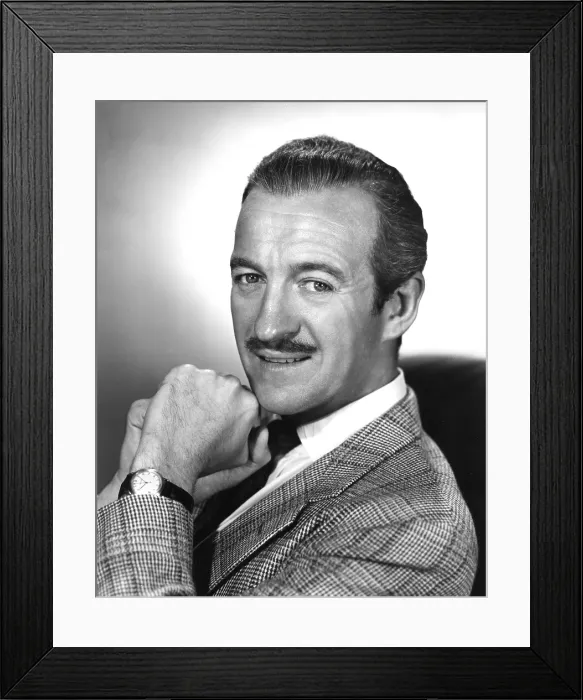 Framed Print : DAVID NIVEN, 1950s Framed Print : DAVID NIVEN, 1950s