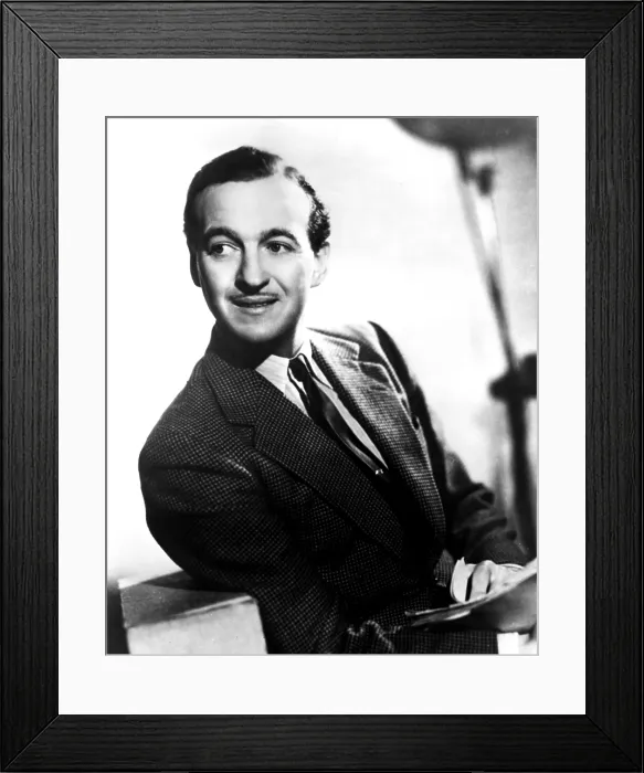 Framed Print : David Niven, ca. mid-1940s Framed Print : David Niven, ca. mid-1940s