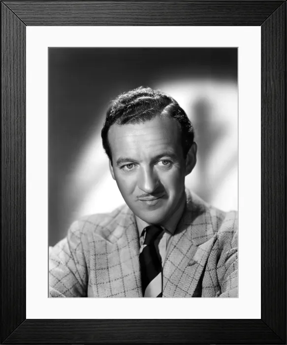 Framed Print : David Niven, 1947 Framed Print : David Niven, 1947