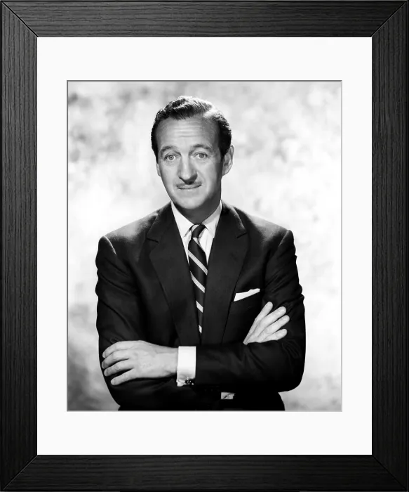 Framed Print : David Niven, ca. 1960s Framed Print : David Niven, ca. 1960s