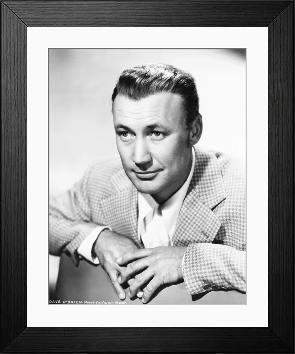 Framed Print : Dave O'Brien, 1940s