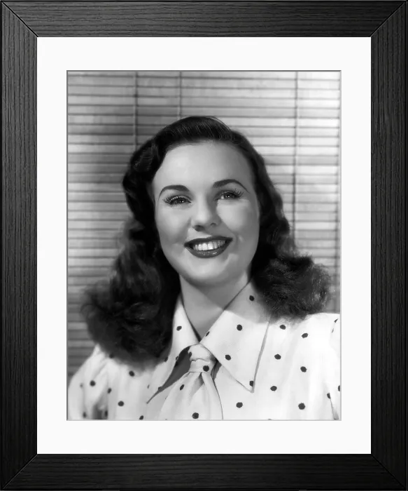 Framed Print : Deanna Durbin, 1945 Framed Print : Deanna Durbin, 1945