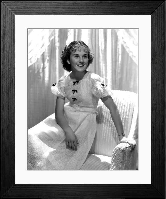 Framed Print : Deanna Durbin, 1936 Framed Print : Deanna Durbin, 1936