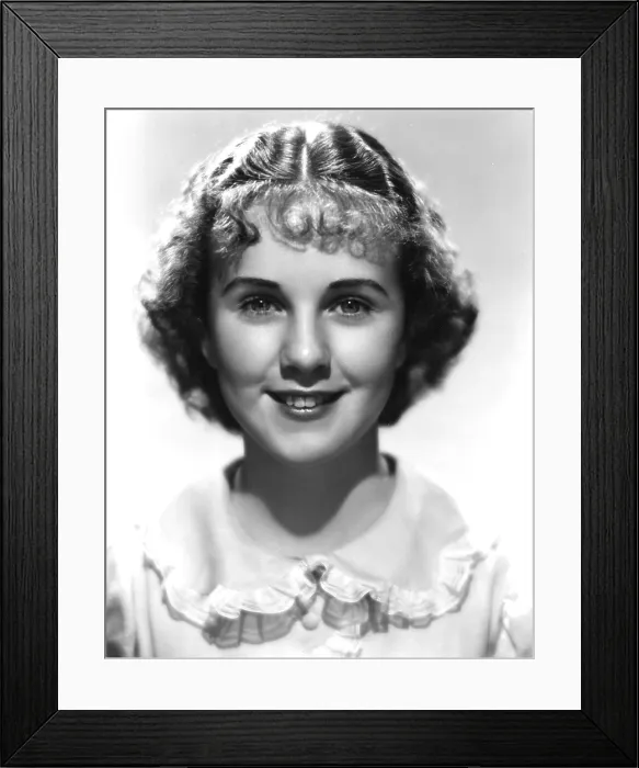 Framed Print : Deanna Durbin, 1936 Framed Print : Deanna Durbin, 1936