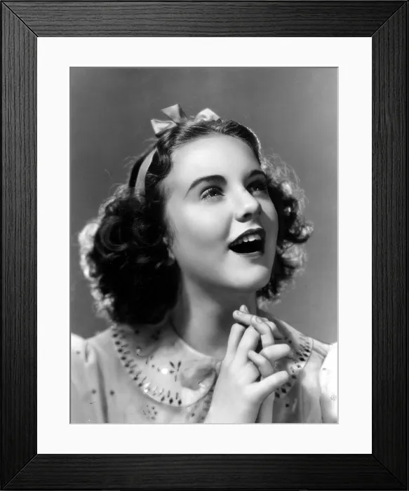 Framed Print : Deanna Durbin, 1937