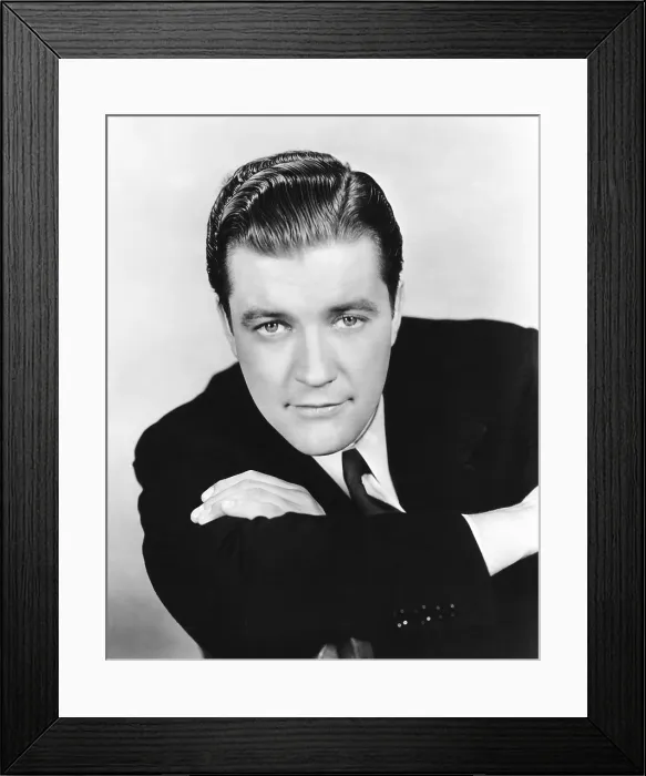 Framed Print : Dennis Morgan, Warner Bros. portrait, late 1930s