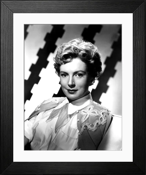 Framed Print : Deborah Kerr, portrait, ca. 1950s