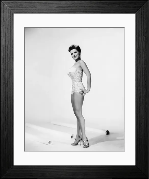 Framed Print : Debra Paget, 1956