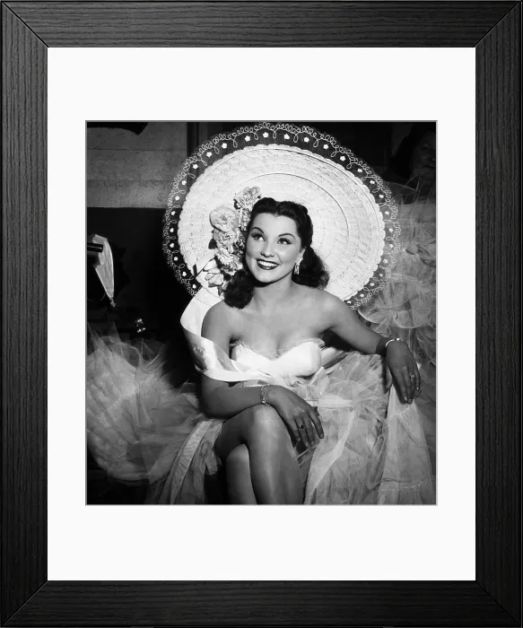Framed Print : Debra Paget, 1950s