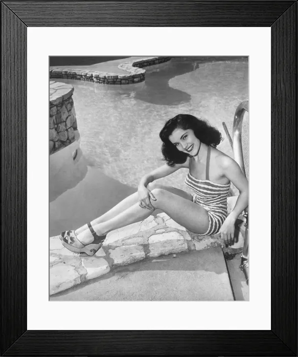 Framed Print : Debra Paget, 1950s Framed Print : Debra Paget, 1950s