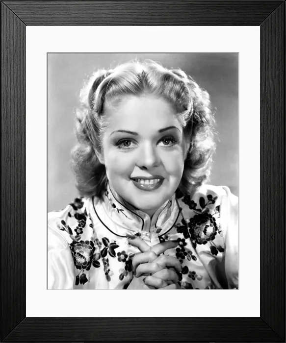 Framed Print : Alice Faye, ca. late 1930s Framed Print : Alice Faye, ca. late 1930s