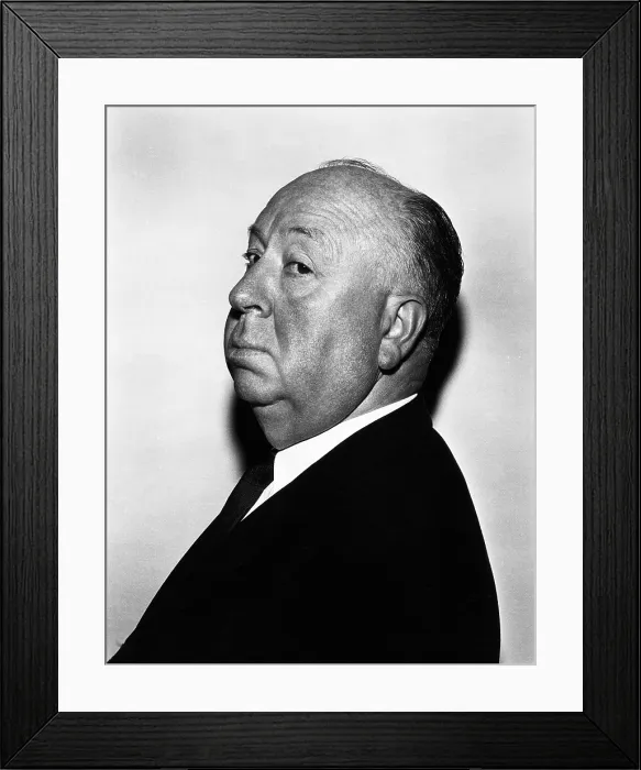 Framed Print : Alfred Hitchcock, 1964