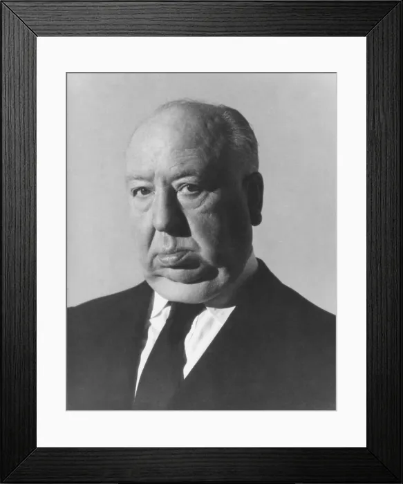 Framed Print : Alfred Hitchcock, 1960s