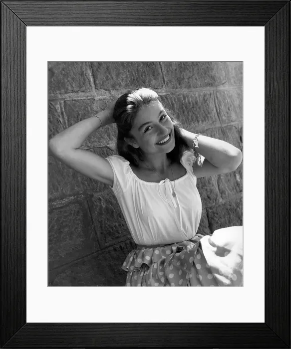 Framed Print : Anouk Aimee, 1953
