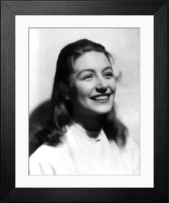 Framed Print : Anouk Aimee, ca. 1940s Framed Print : Anouk Aimee, ca. 1940s