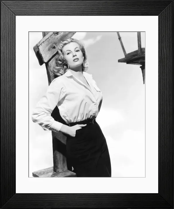 Framed Print : Anita Ekberg, 1955 Framed Print : Anita Ekberg, 1955