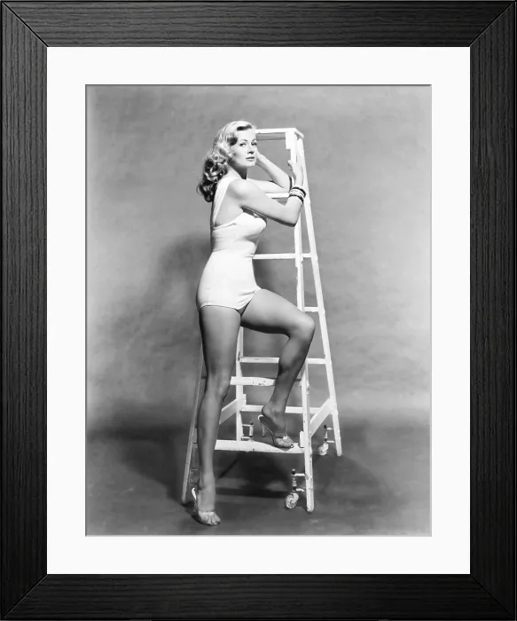 Framed Print : Anita Ekberg, 1950s